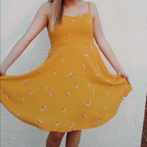 Floral Yellow Sundress
